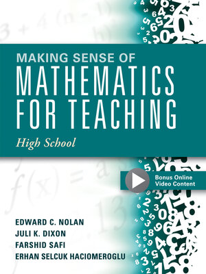 cover image of Making Sense of Mathematics for Teaching High School